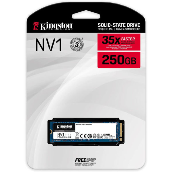 Kingston NV1 250GB M.2 NVMe