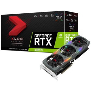 PNY NVIDIA GeForce RTX 3080 Ti XLR8 Gaming Uprising RGB Triple Fan 12GB GDDR6X