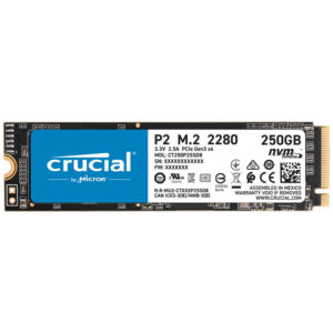 Crucial P2 250GB M.2 NVMe