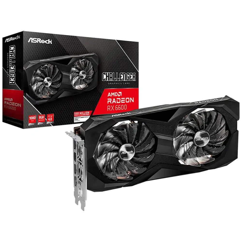 ASRrock Radeon RX 6600 Challenger D 8GB GDDR6