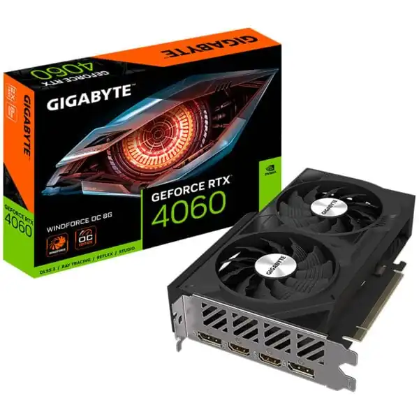 Gigabyte GeForce RTX 4060 WindForce 8GB GDDR6 OC