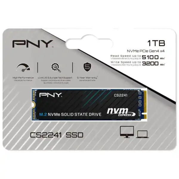 PNY CS2241 1TB M.2 NVMe