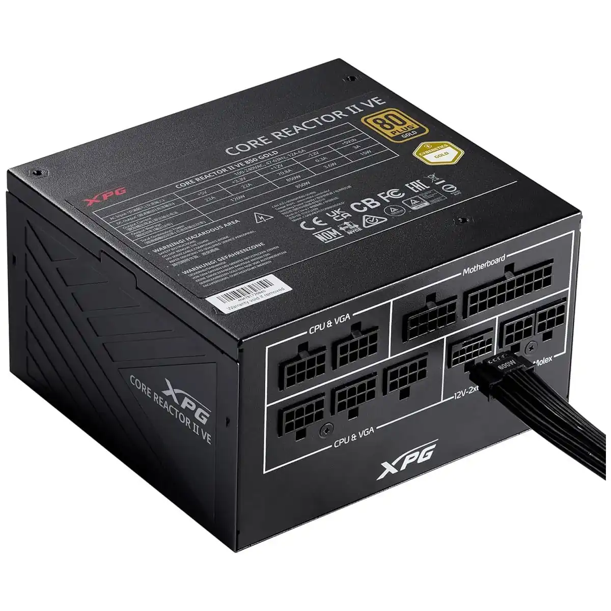 Adata XPG Core Reactor II VE 80 Plus Gold Modular Adata XPG Core Reactor II VE 80 Plus Gold Modular