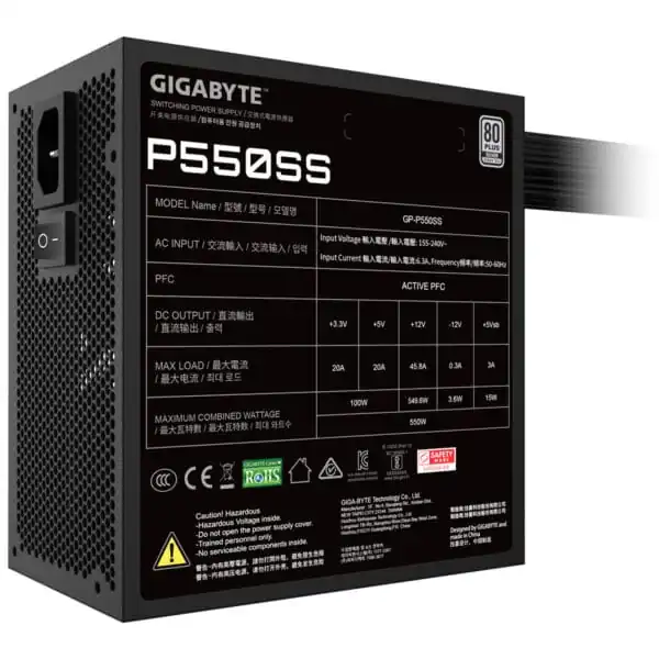Fuente Gigabyte P550SS
