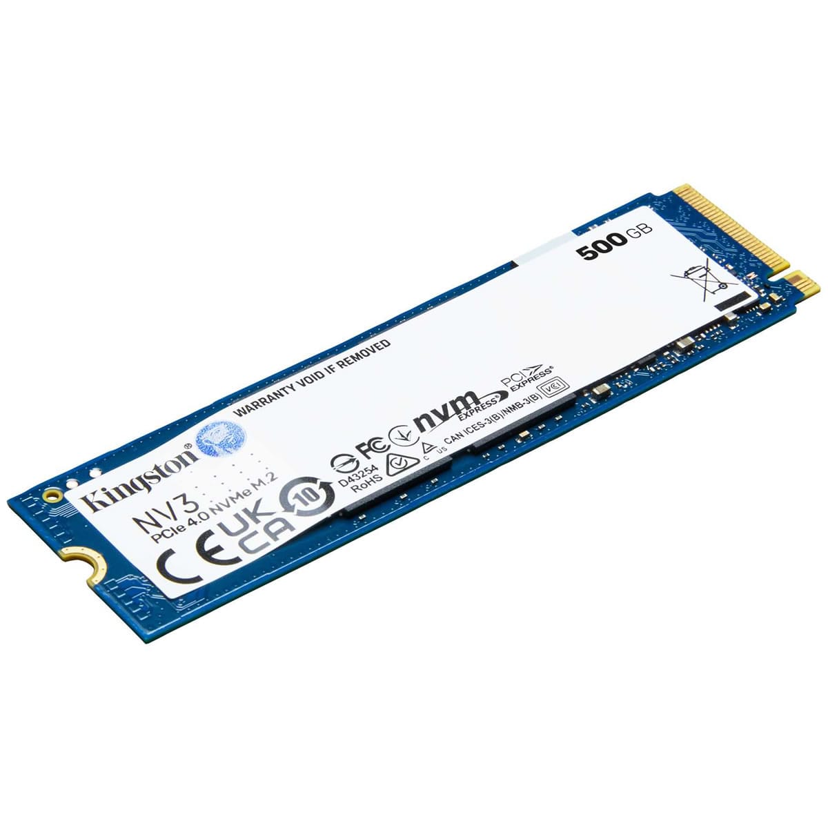 SSD Kingston NV3 500GB M.2 NVMe Gen 4