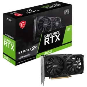 MSI GeForce RTX 3050 Ventus 2X 6GB GDDR6 OC